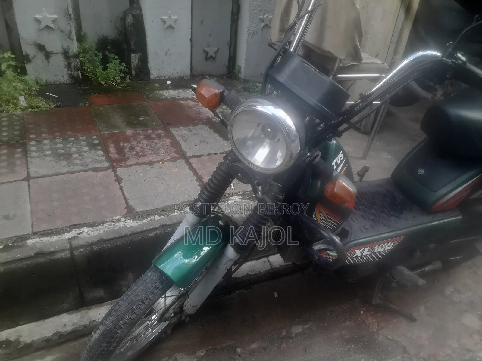 টিভিএস এক্সএল ১০০ ২০১৭ সবুজ