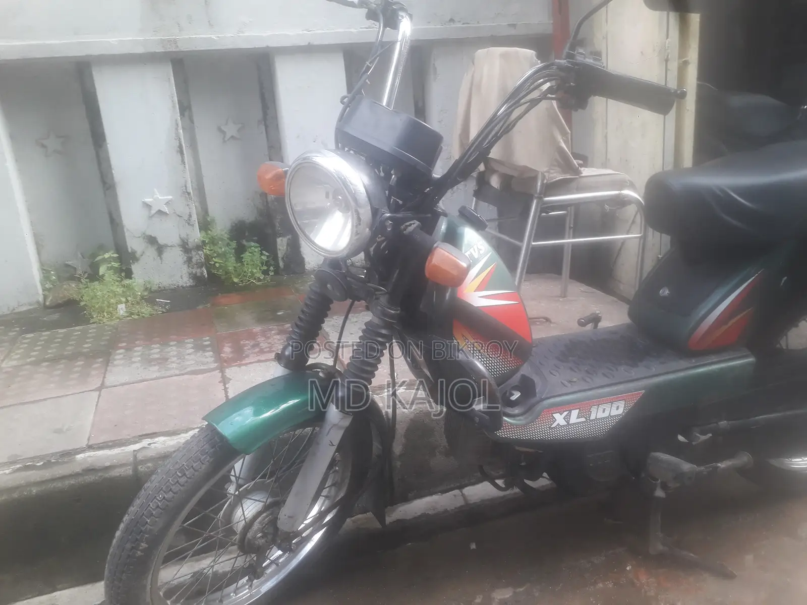 টিভিএস এক্সএল ১০০ ২০১৭ সবুজ