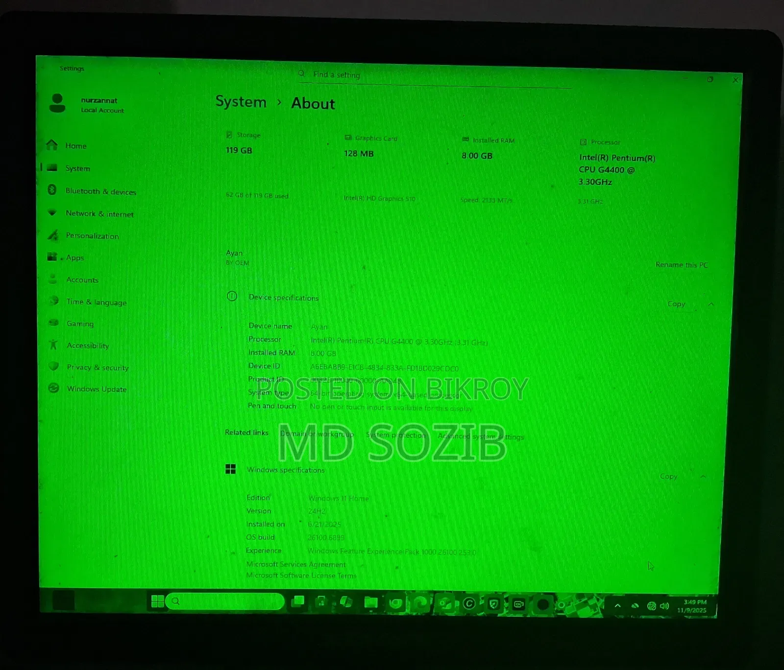 Desktop Computer 8GB Intel Core 2 Duo SSHD (Hybrid) 128GB