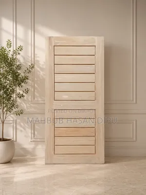 Mahogany Wood Group Door Leaf