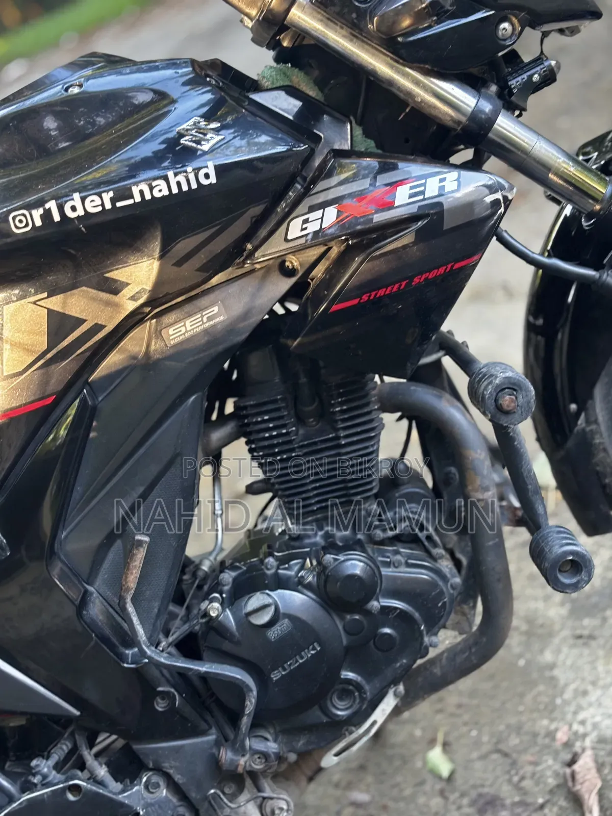 Suzuki Gixxer 2019 Black