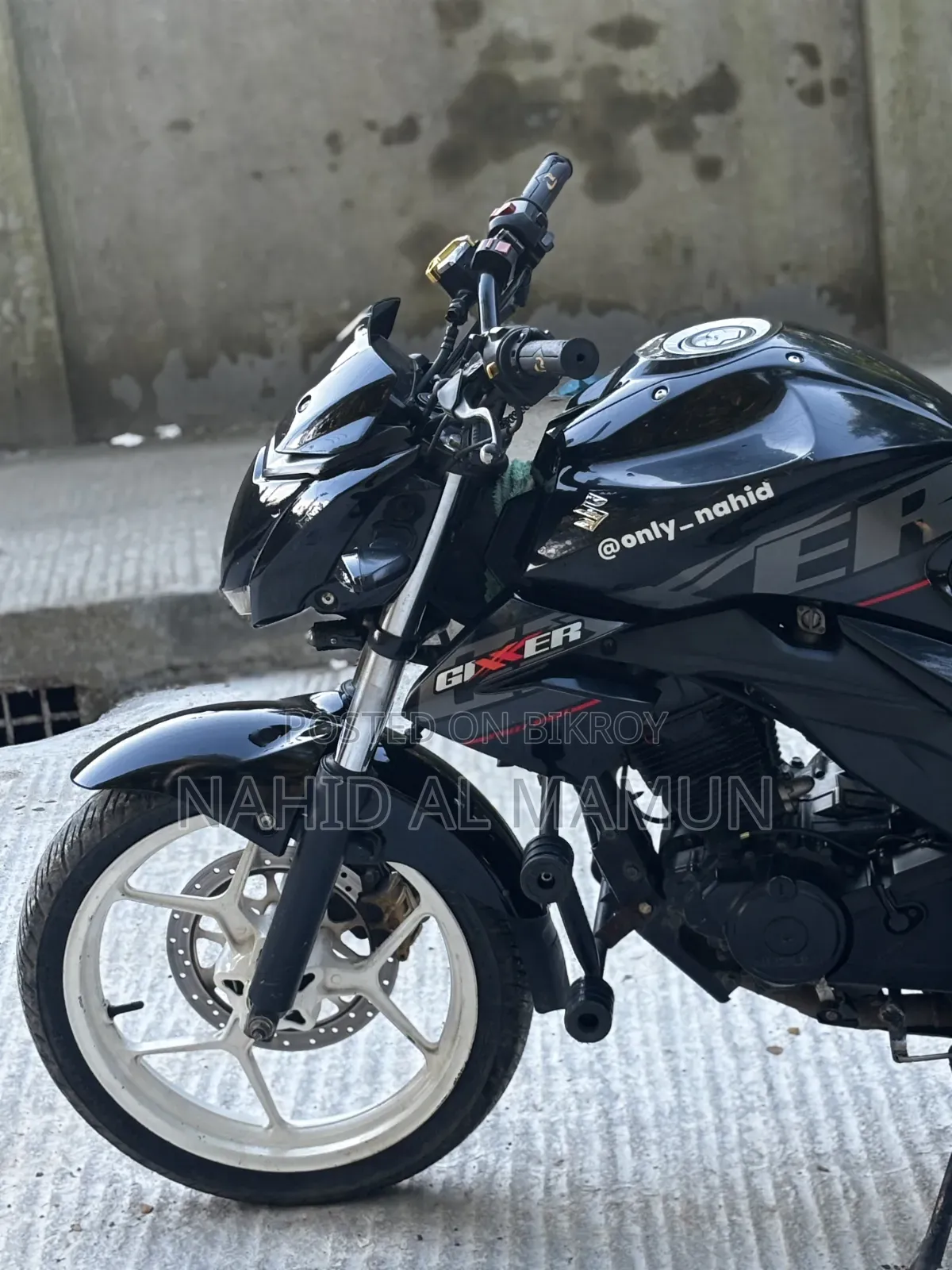 Suzuki Gixxer 2019 Black