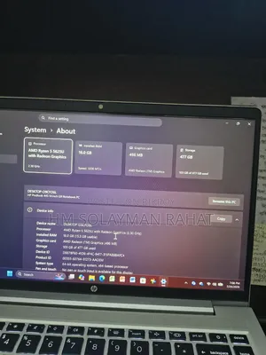 Laptop HP Probook 445 G9 16gb Amd Ryzen 5 Sshd+ssd 512gb