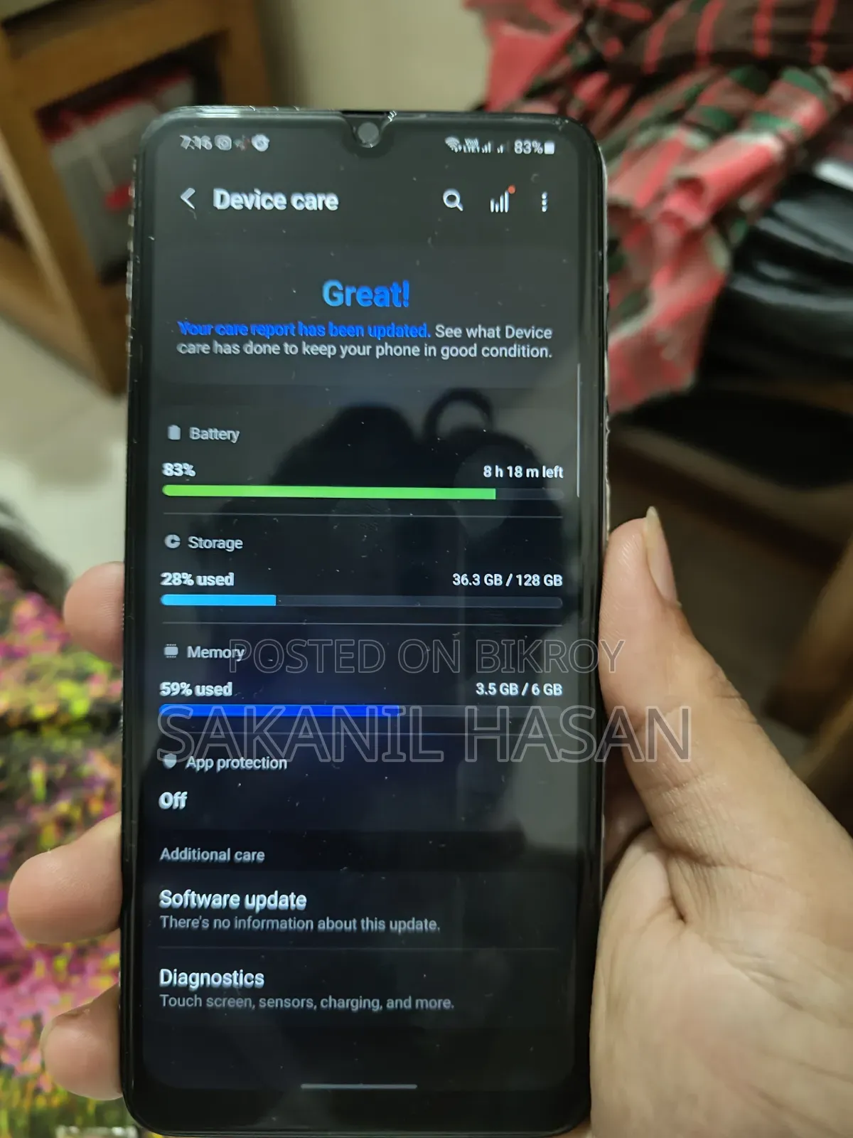 Samsung Galaxy A70 128 GB White