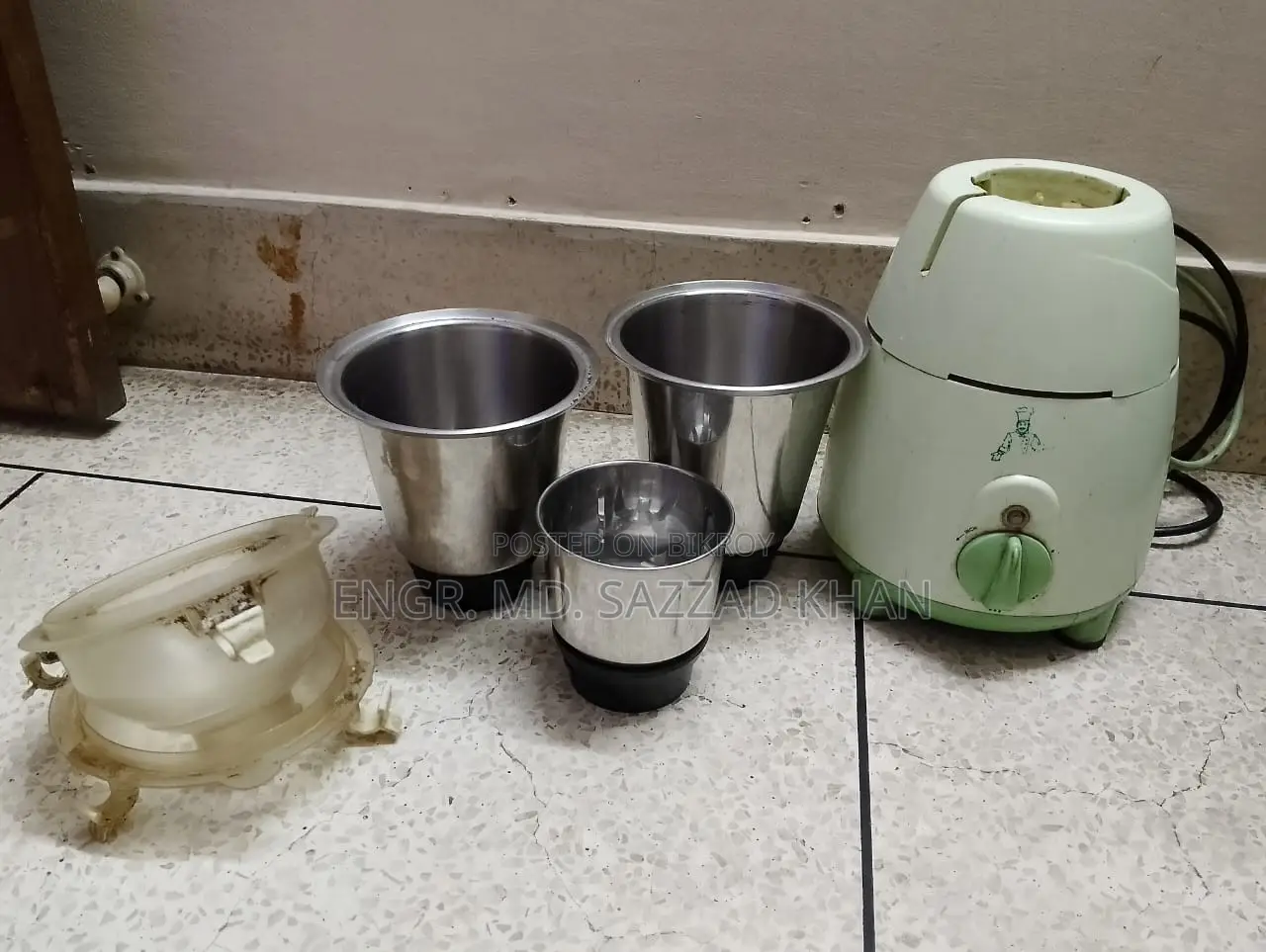 জৈপান ফ্যামিলি মেট ৮৫০-ওয়াট মিক্সার গ্রাইন্ডার / ব্লেন্ডার ৩ ইন ১