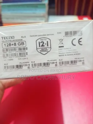 Tecno Spark 30 128 GB Black