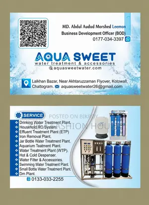 AQUA SWEET Water Treatment Service