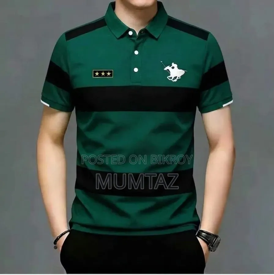 Striped Super Premium Half Sleeve Polo Shirts