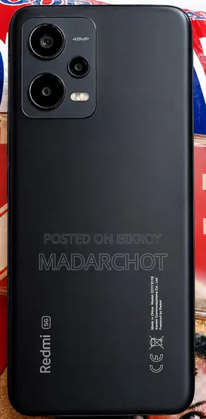 New Xiaomi Redmi Note 12 5G 256 GB Black
