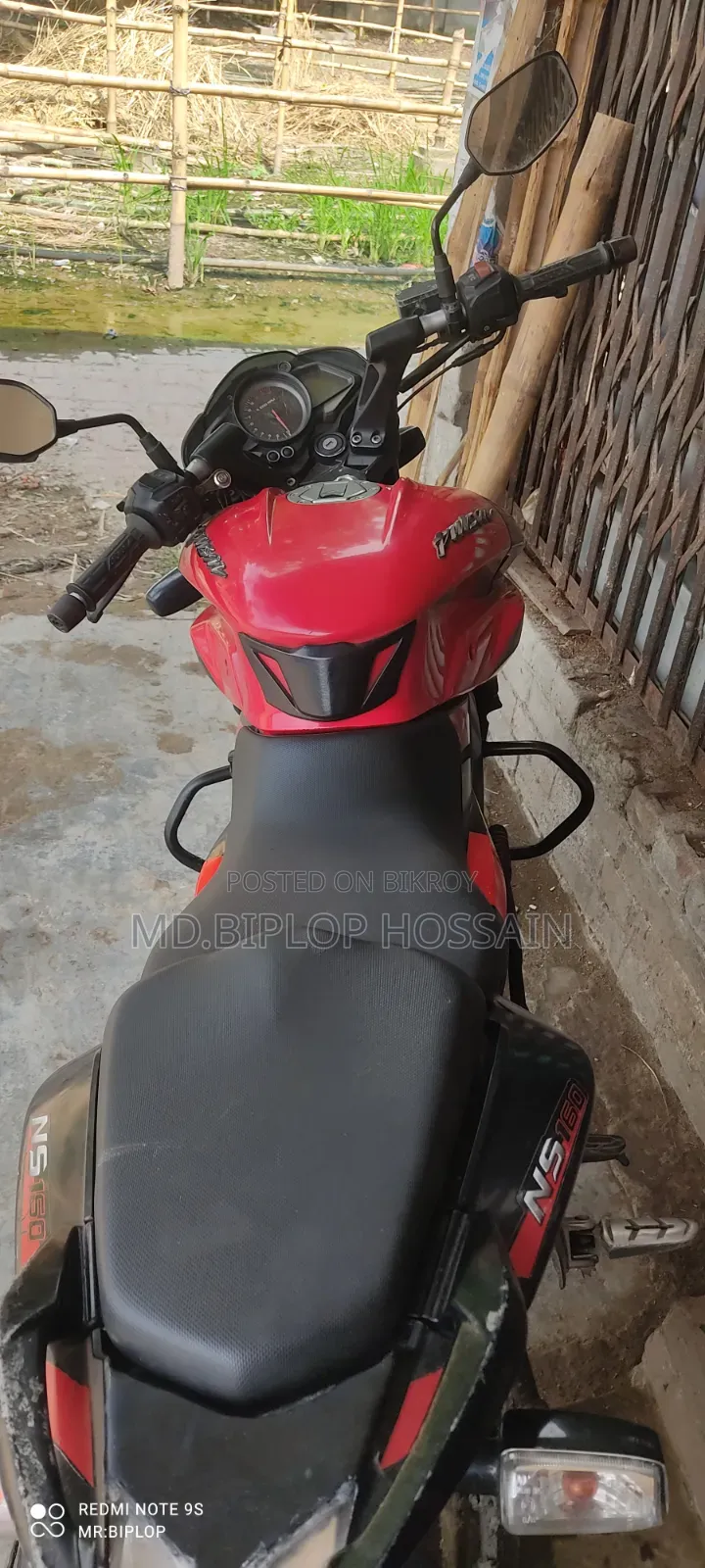 Bajaj Pulsar NS 160 2019 Red