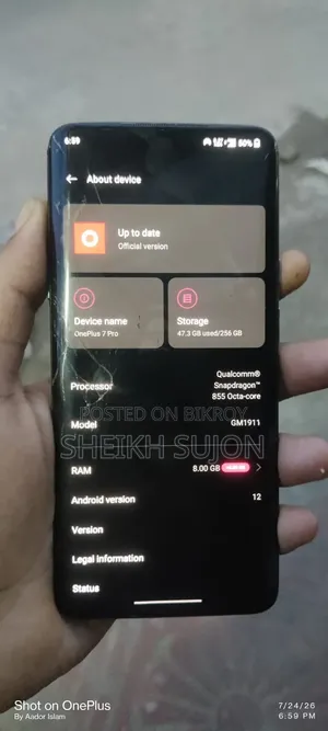OnePlus 7 Pro 256 GB Blue