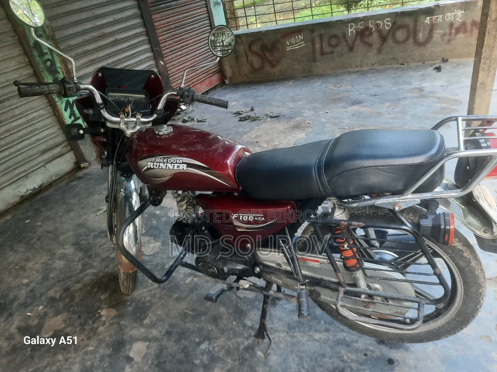 নতুন রানার এফ ১০০ - ৬এ ২০২২ লাল