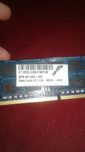 4GB DDR3 1600MHz SO-DIMM Laptop RAM