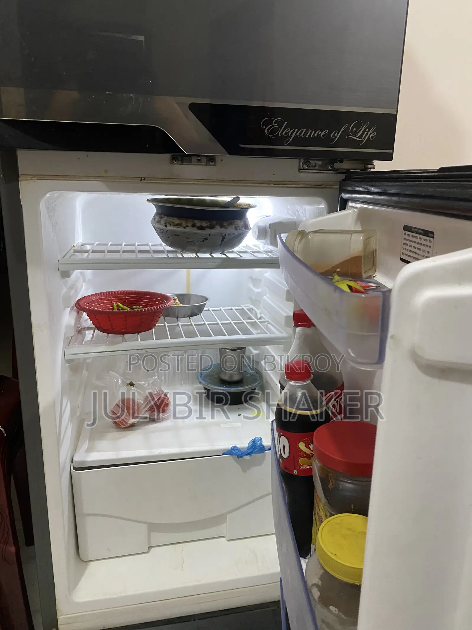 Walton Refrigerator 176 Litre 9 Years Compressor Guarantee Left