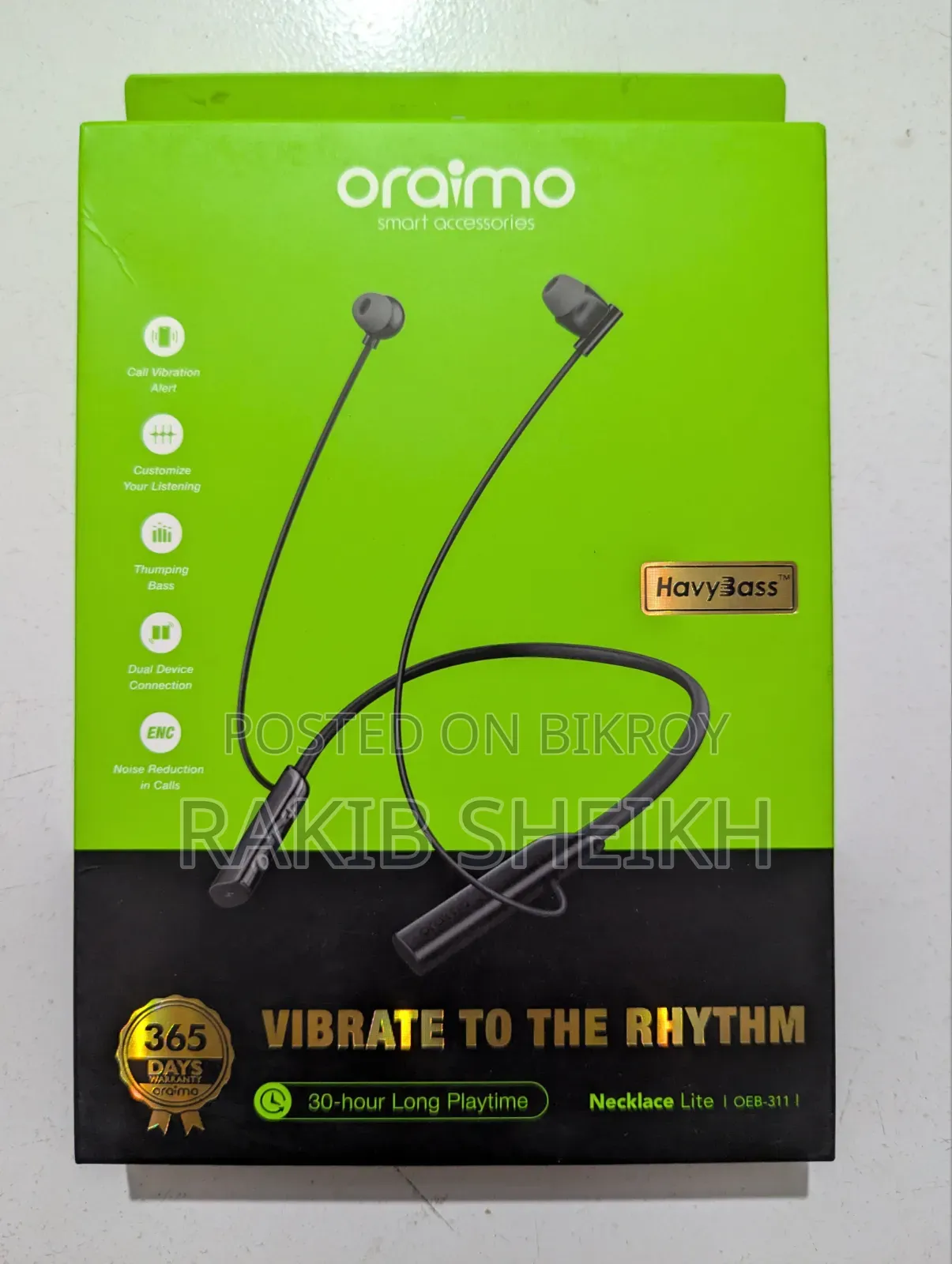 Brand New Oraimo OEB-311 | Sealed Pack | Original | 30H Backup