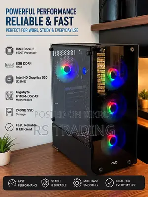 Desktop Computer 8GB Intel Core i5 SSD 256GB