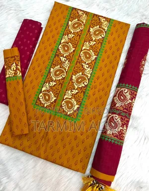 কটন থ্রি পিস