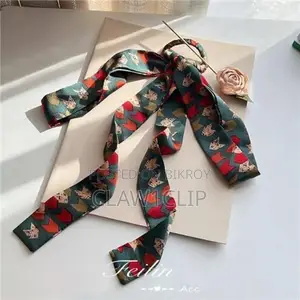 Hair Sticks Chinese Style Elegant Women's Long Ribbon Hair Stick Clip