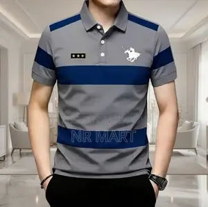 Striped Super Premium Half Sleeve Polo Shirt