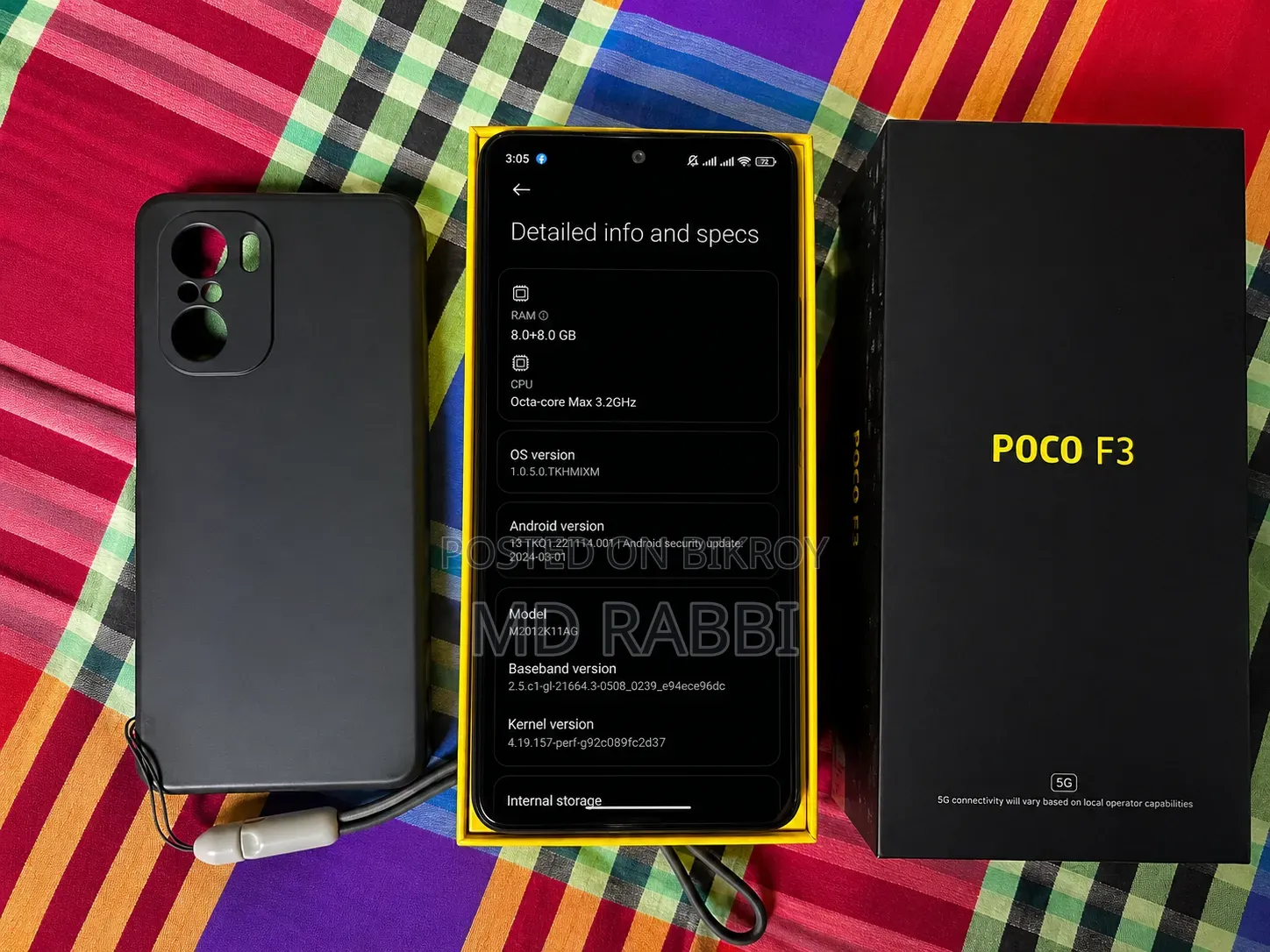 Xiaomi Poco F3 256 GB Black