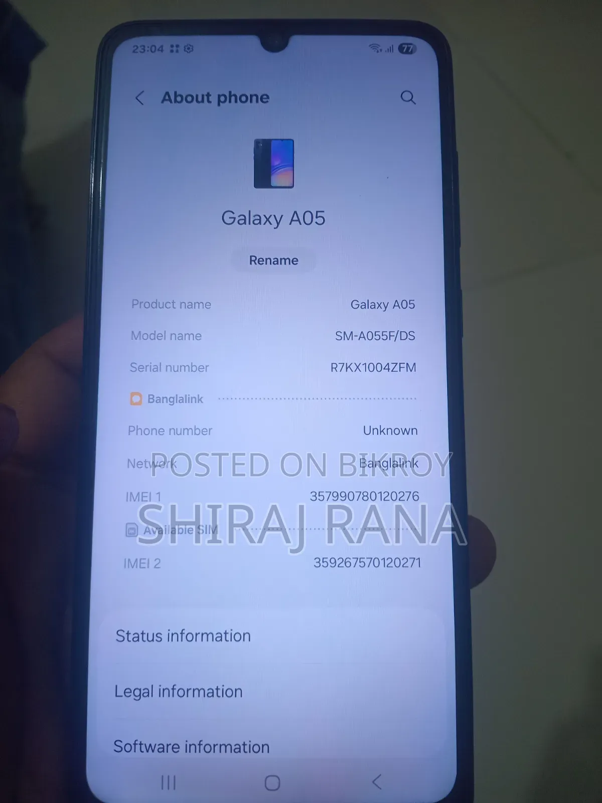 Samsung Galaxy A05 128 GB Black