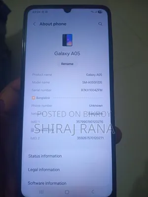 Samsung Galaxy A05 128 GB Black