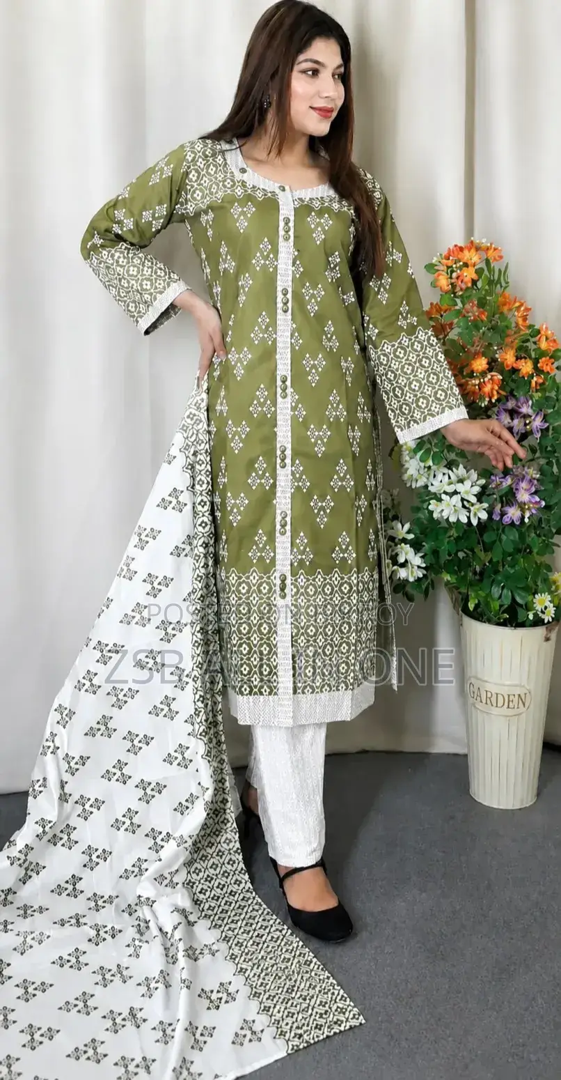 কটন রেডিমেড থ্রি পিস