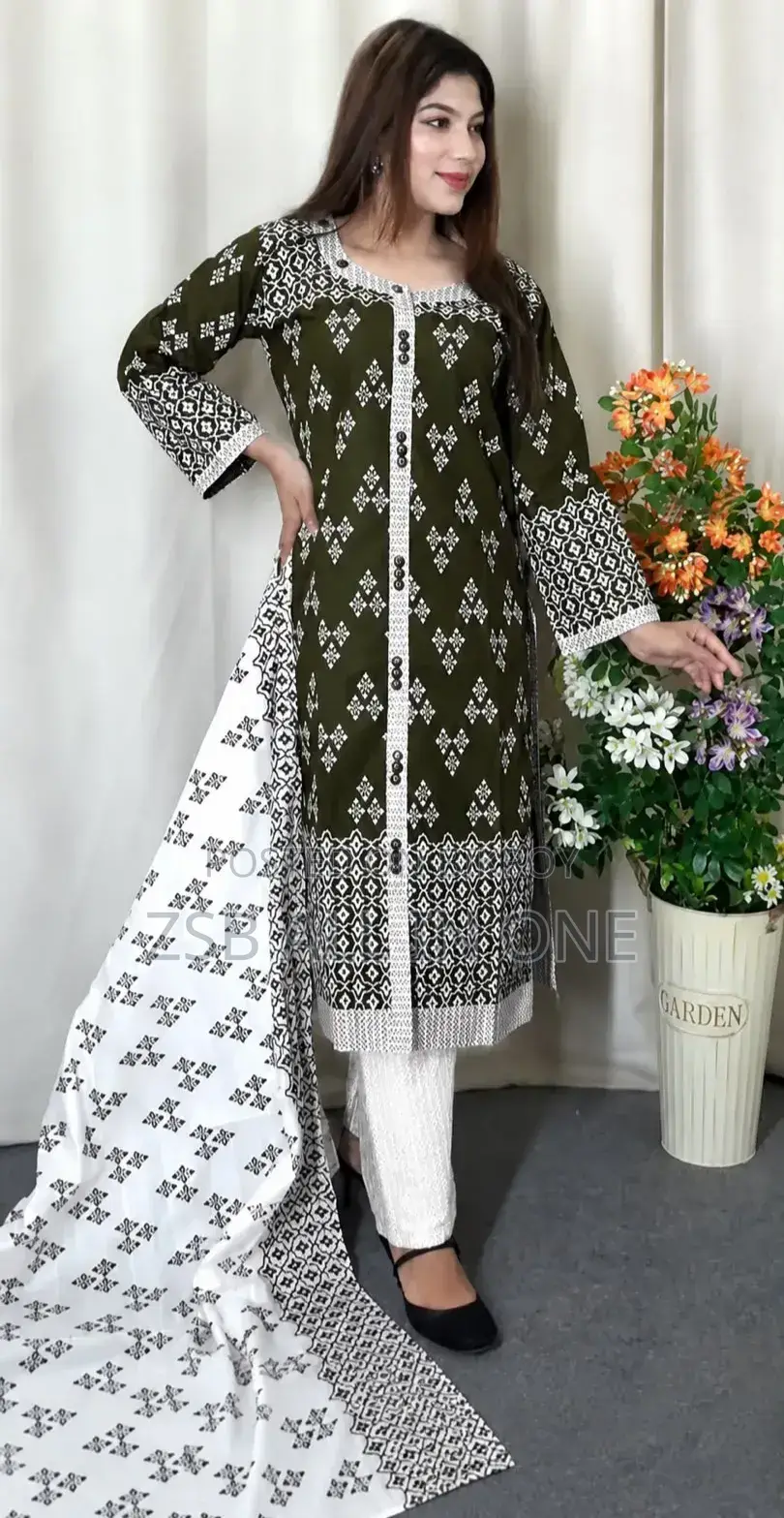 কটন রেডিমেড থ্রি পিস