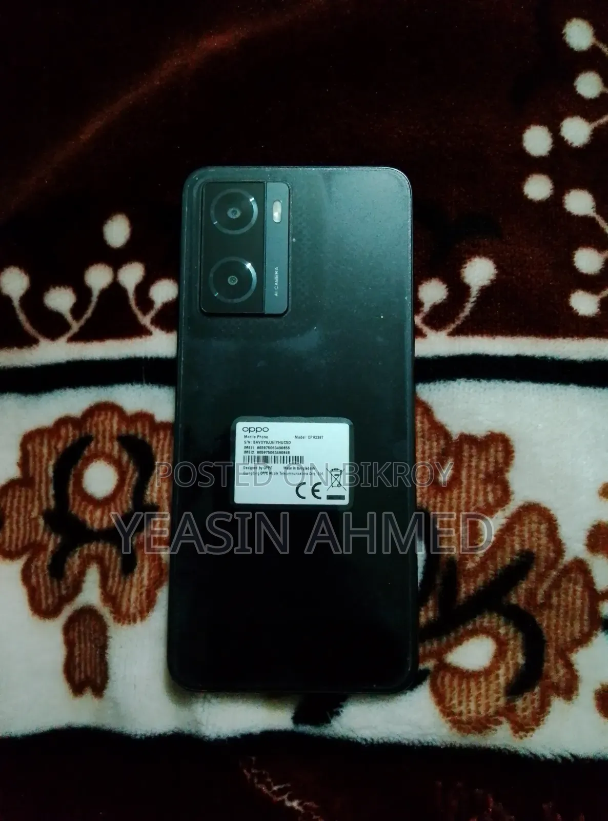 Oppo A15 64 GB Black