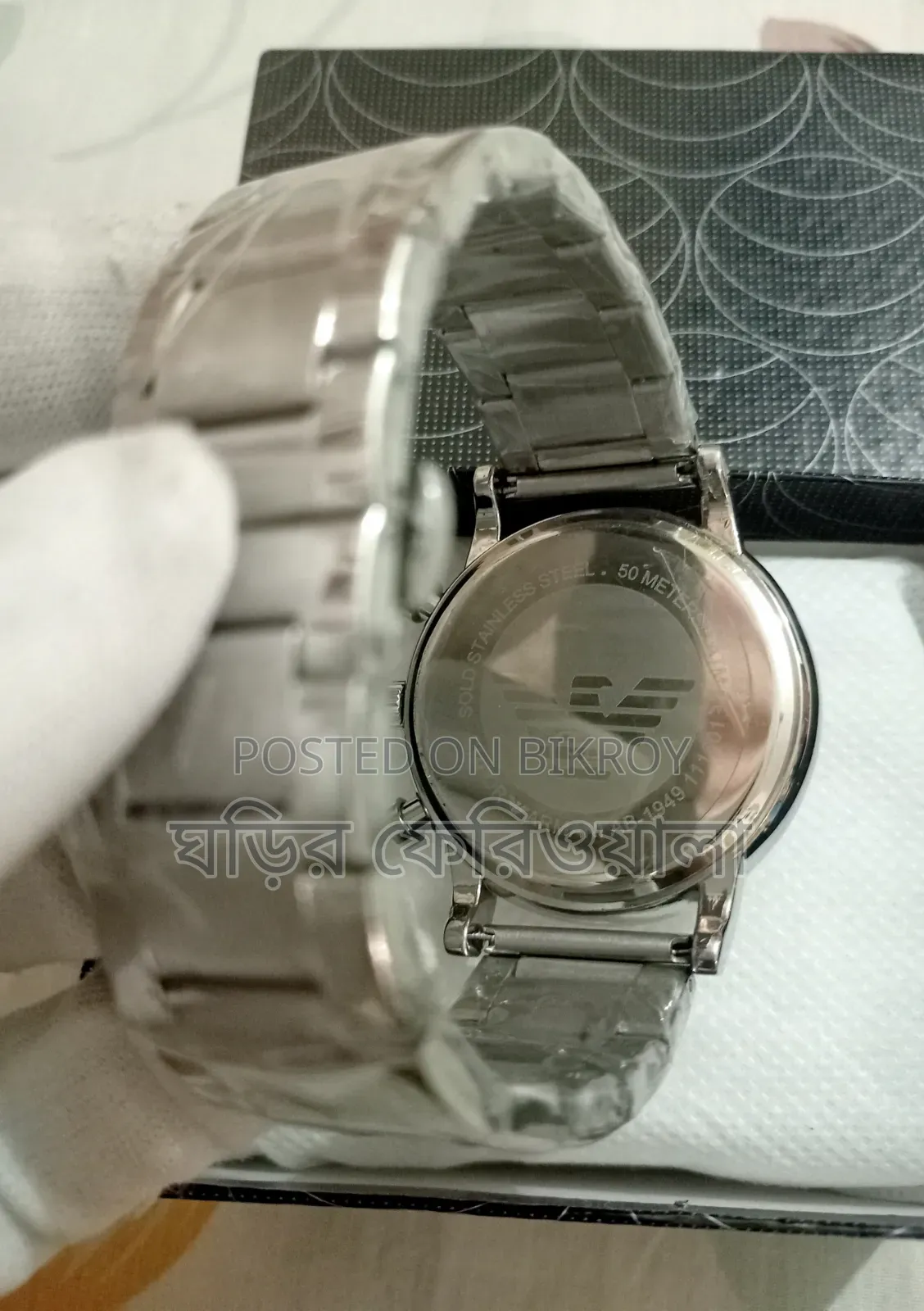 AAA Grade Emporio Armani Quartz Chronograph Watch 45mm Dial Size