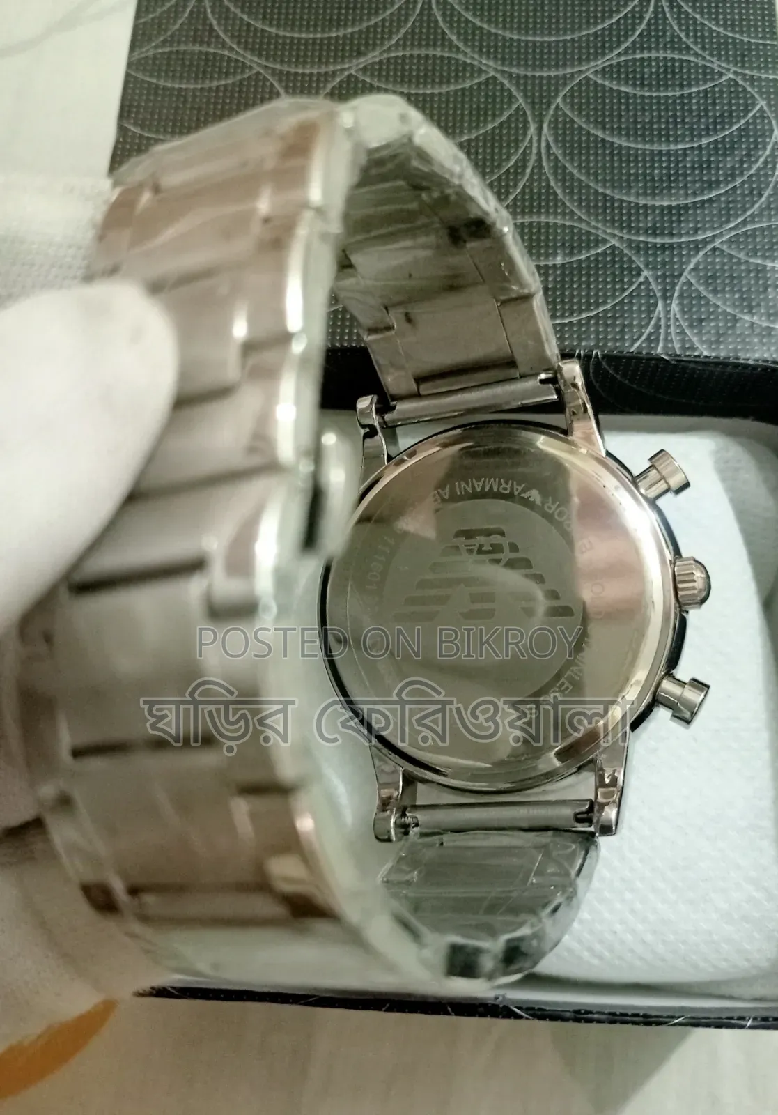 AAA Grade Emporio Armani Quartz Chronograph Watch 45mm Dial Size