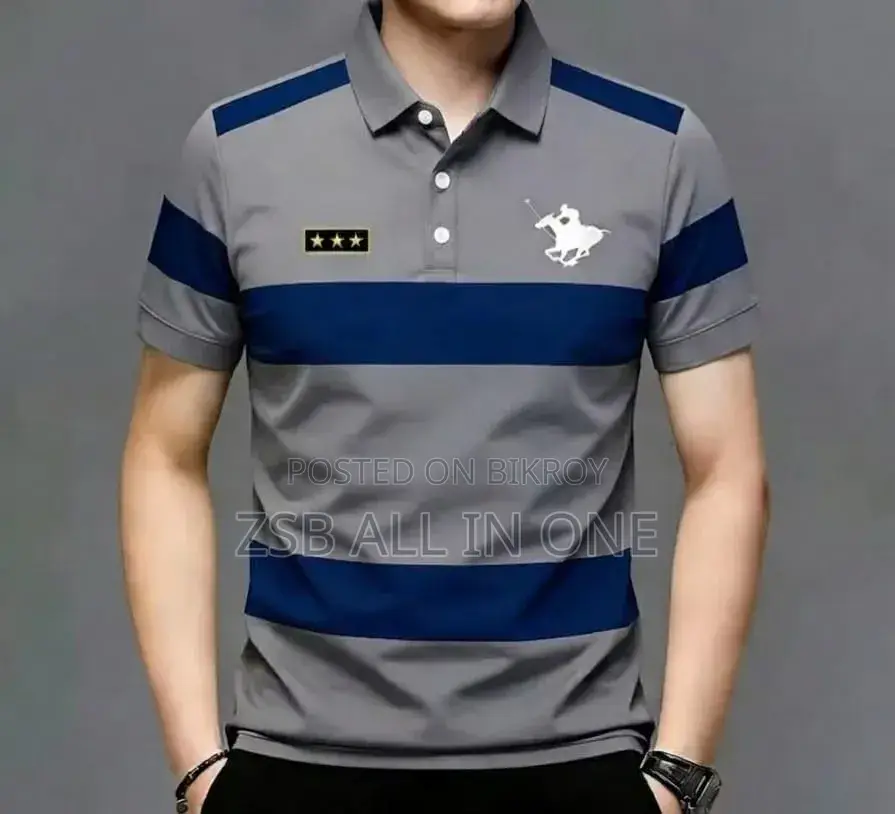Striped Super Premium Half Sleeve Polo Shirts