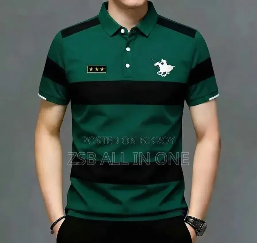 Striped Super Premium Half Sleeve Polo Shirts