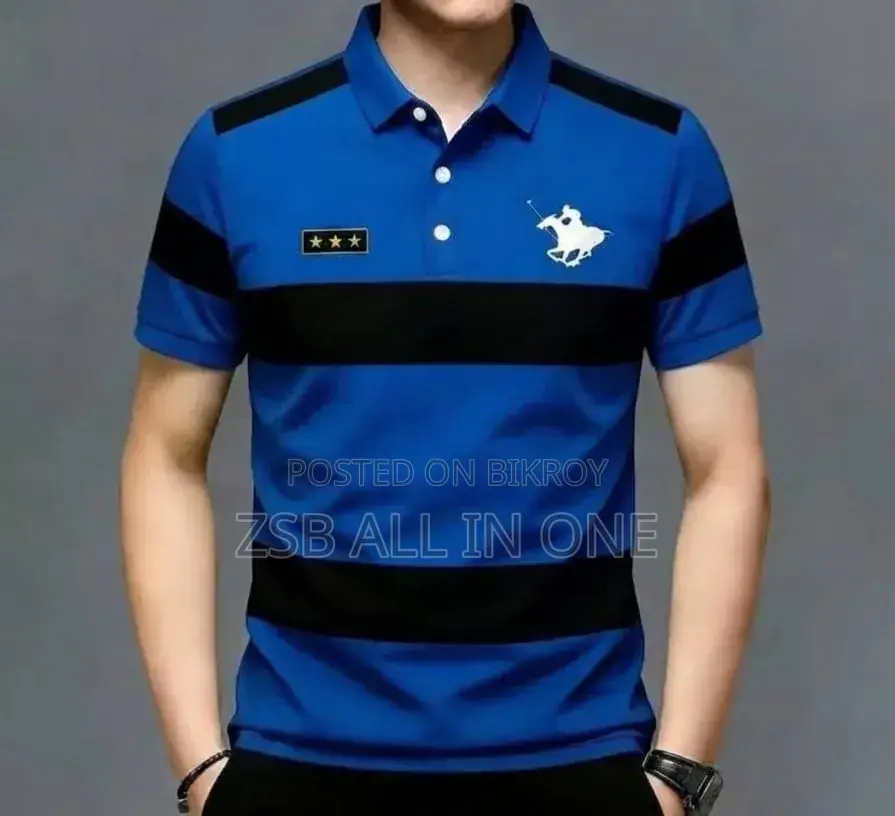 Striped Super Premium Half Sleeve Polo Shirts