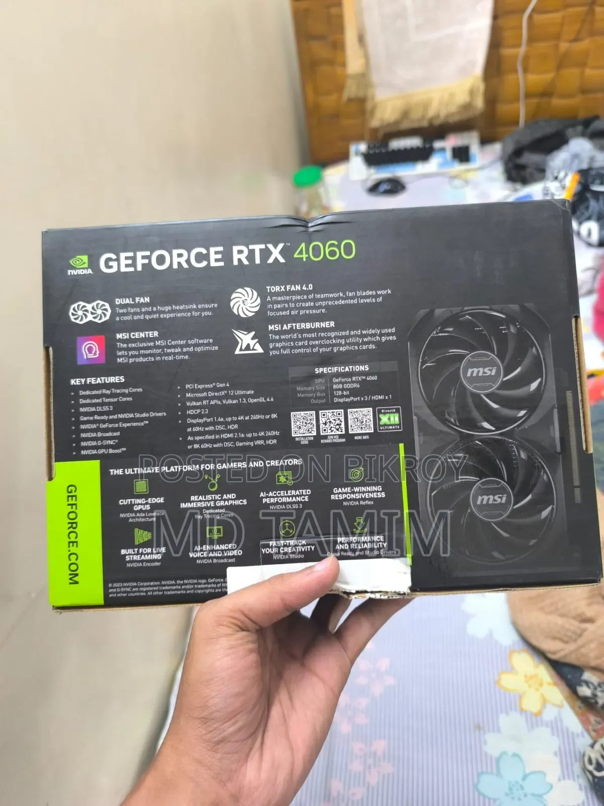 Msi RTX 4060 Graphics Card