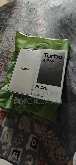 শাওমি রেডমি টার্বো ৪ প্রো ২৫৬ জিবি ব্ল্যাক