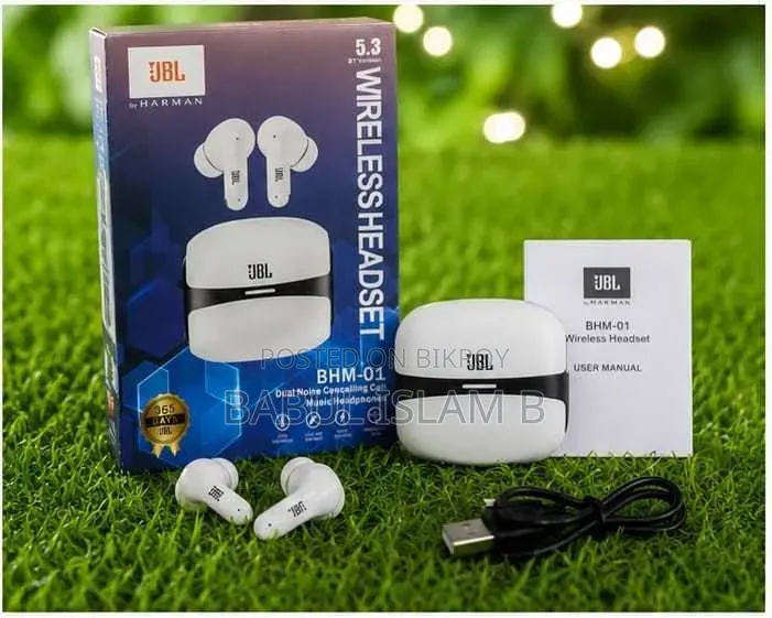 JBL BHM-01 Wireless Bluetooth Earbuds (TWS)