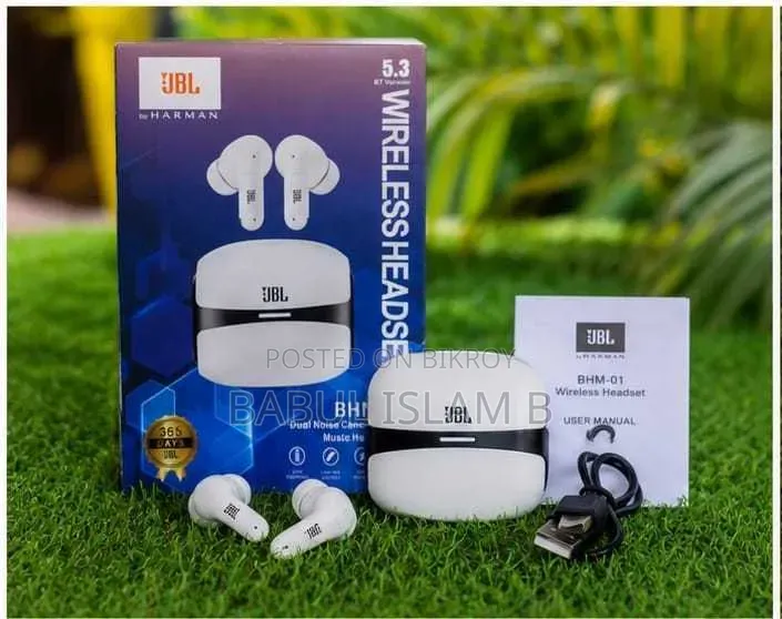 JBL BHM-01 Wireless Bluetooth Earbuds (TWS)