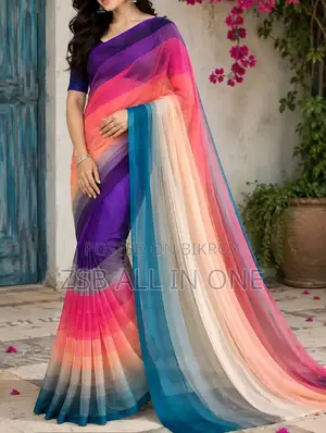 Rongdhonu Georgette Saree New Update Collection