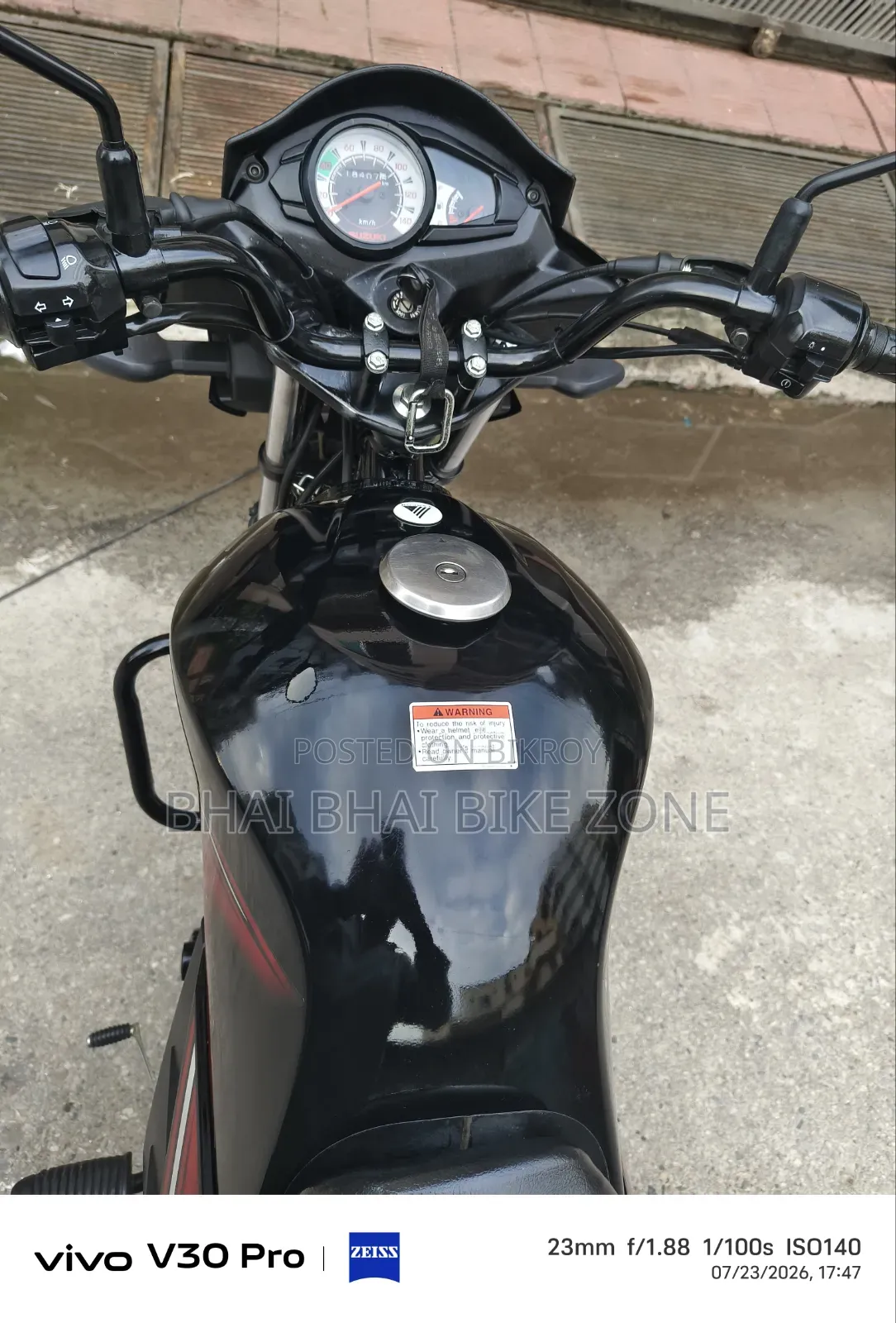 Suzuki Hayate EP 2025 ব্ল্যাক