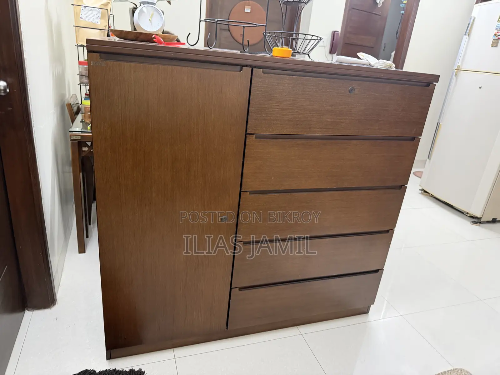 5 Drawers Hatil Wardrobe