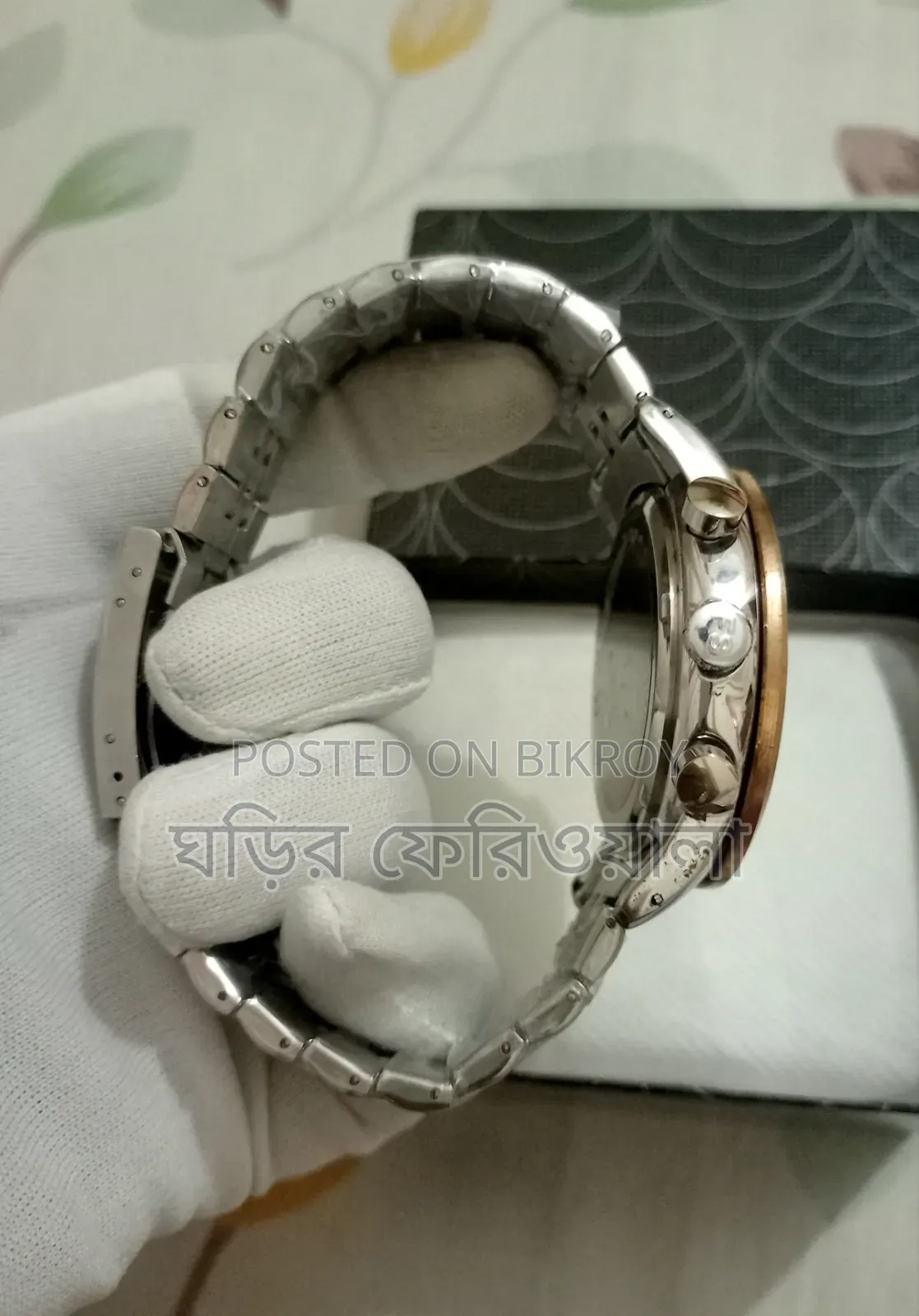 AA Grade Fossil Quartz Chronograph Watch 46mm Dial Size