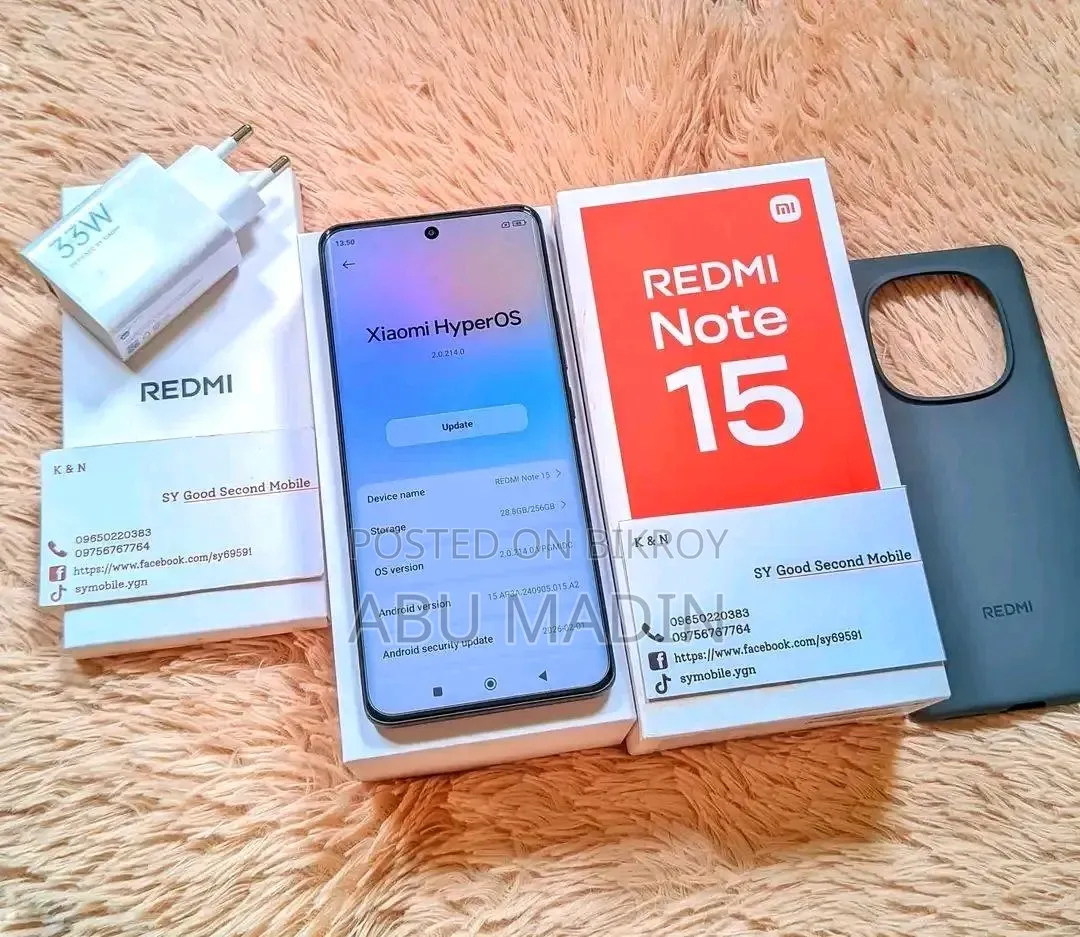 Xiaomi Redmi Note 15 256 GB Black