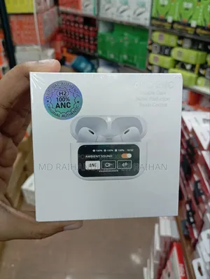 A9 Pro Smart Touch Screen Wireless Airbuds With (ANC)