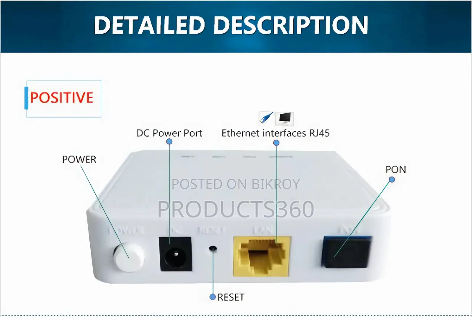 DBC 1ge Epon / Xpon Onu (High-Speed Fiber Internet Onu)