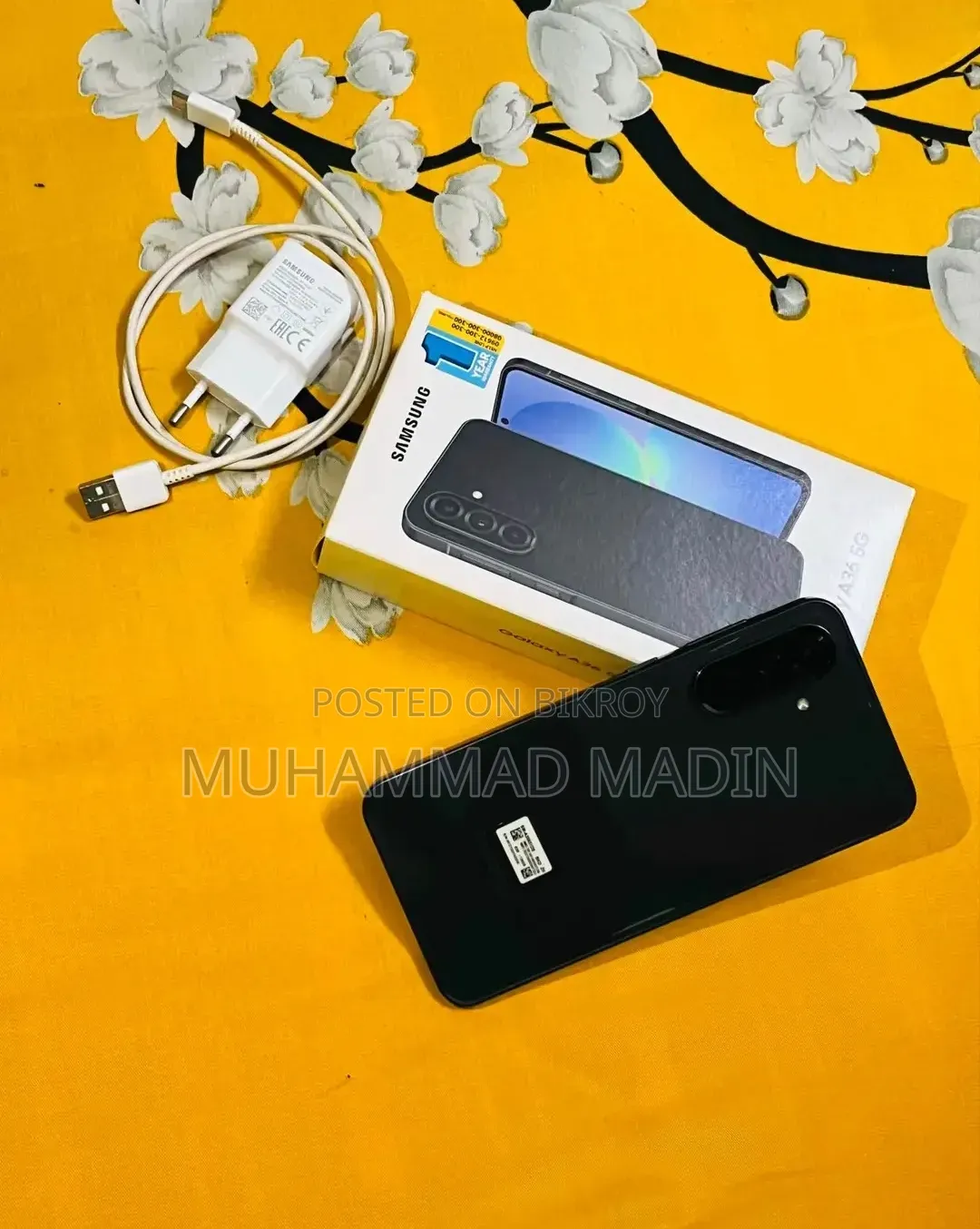 স্যামসাং গ্যালাক্সি এ৩৬ ২৫৬ জিবি ব্ল্যাক