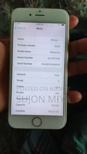 অ্যাপল আইফোন ৬এস ১২৮ জিবি রোজ গোল্ড