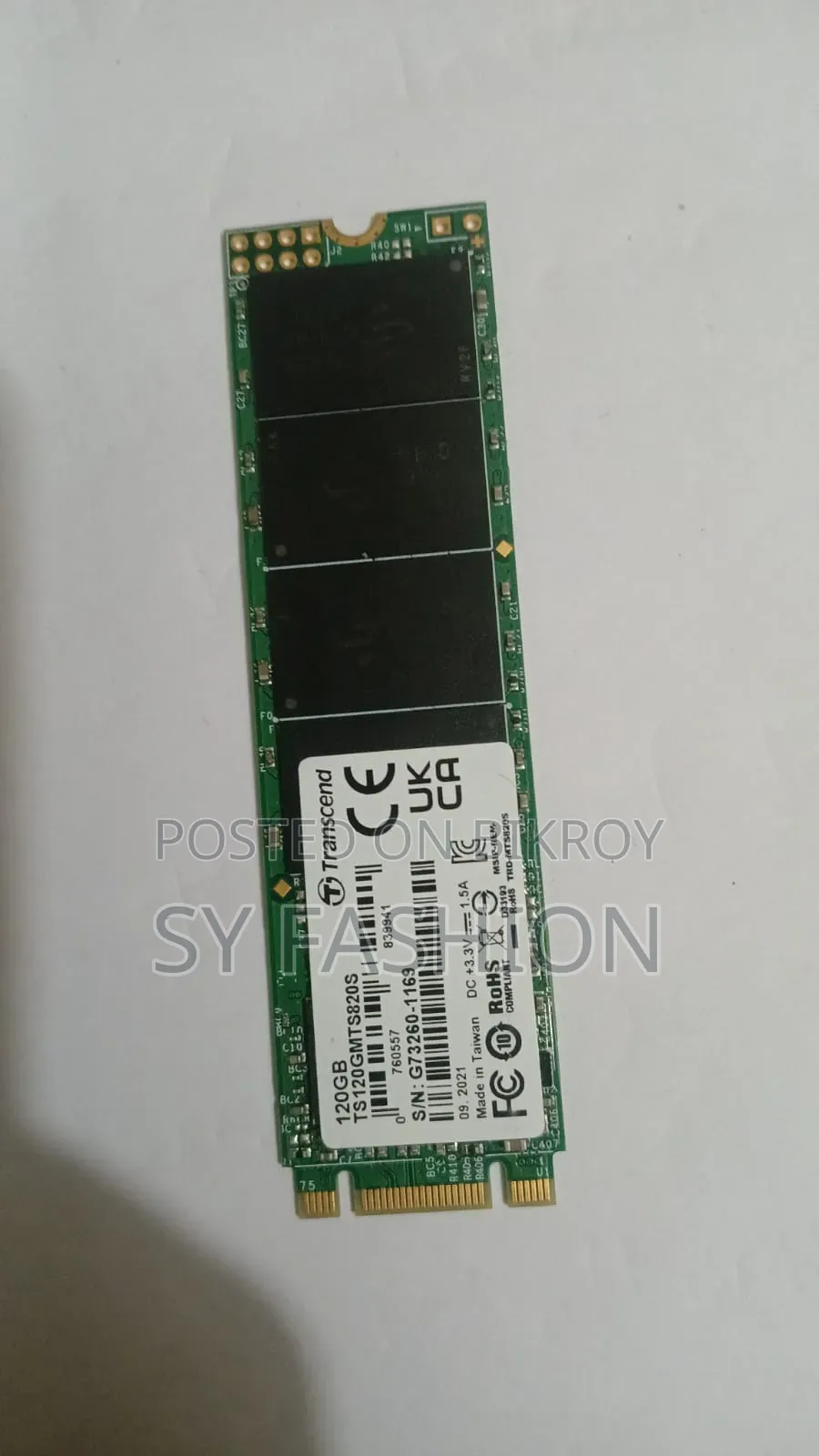 Transcend 820s 120gb M.2 Sata III Internal Solid State Drive (SSD)