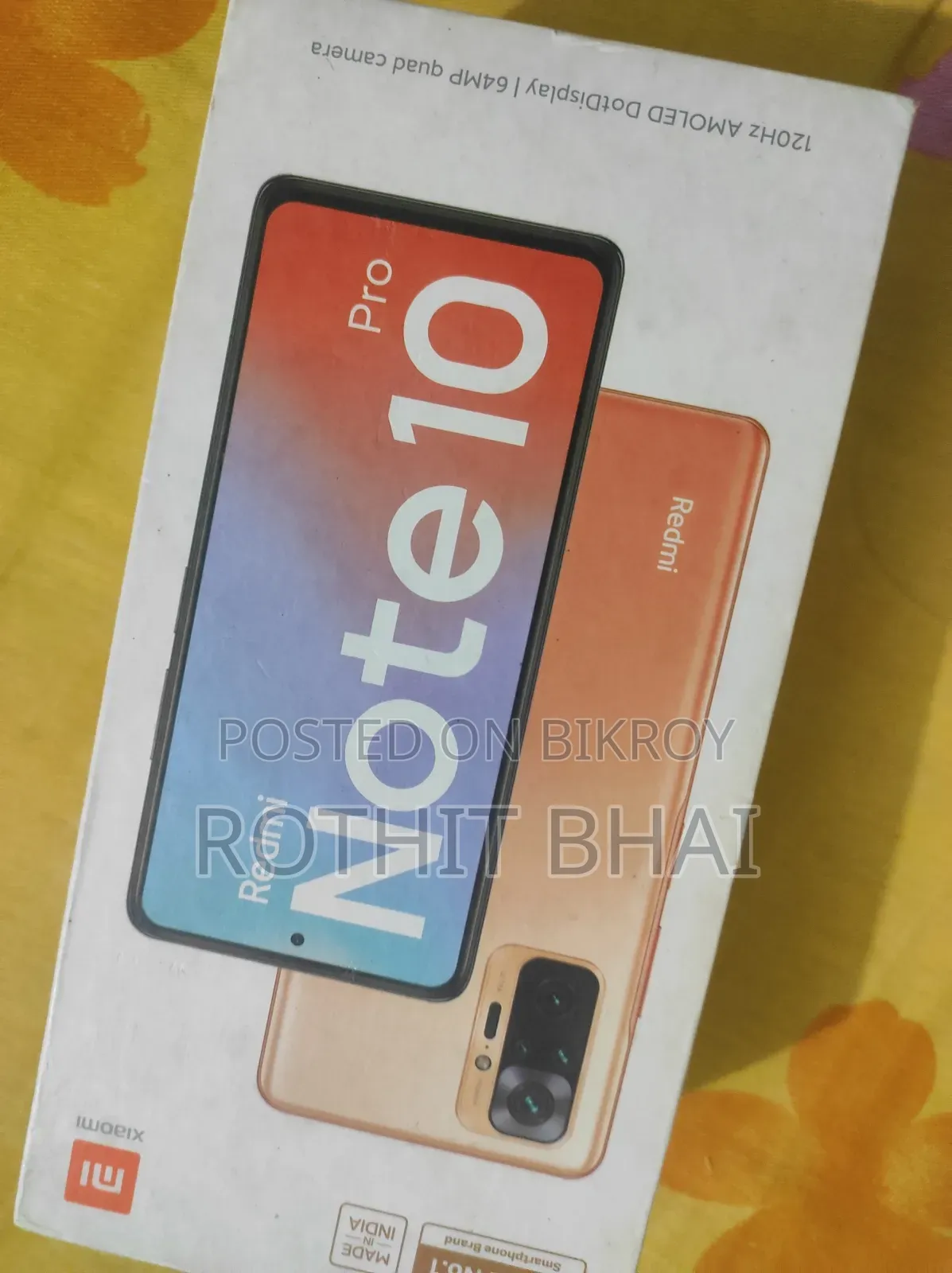 শাওমি রেডমি নোট ১০ প্রো ১২৮ জিবি ব্ল্যাক