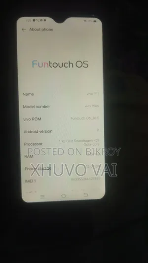 Vivo Y11 32 GB Blue
